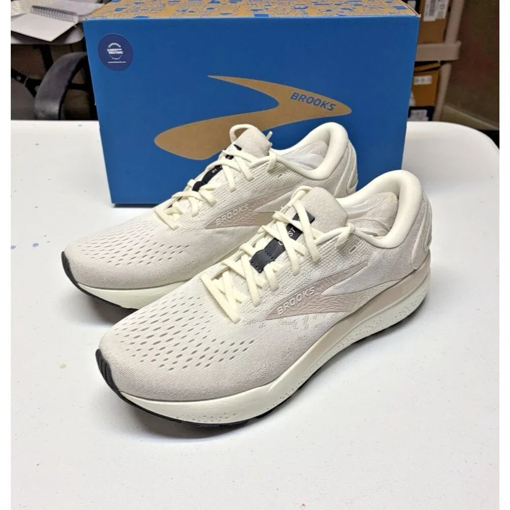 Brooks Ghost 16 Neutral White Cushioned Men’s Running Shoe Size 11.5M New in Box